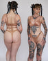 BAILEY Coffee Double Cup Bra with Ties